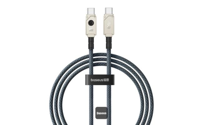 Baseus Unbreakable Series 100W PD Fast Charging Data Cable Type-C to Type-C 1M - White